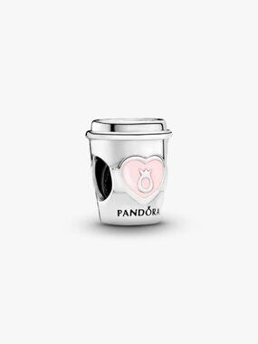 Pandora Take a Break Coffee Cup Charm